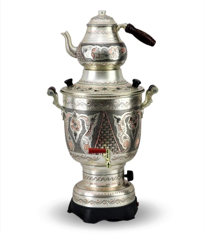 Angie Gift Silver Samovar - Image 5